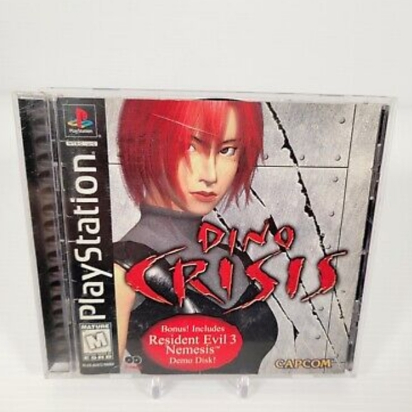 Sony Other - PS2 Dino Crysis Game w/ Bonus Resident Evil 3 Nemisis Demo Demo Black Label